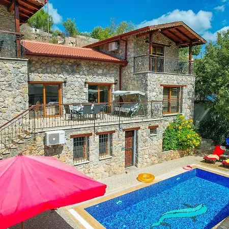 Apartment Candy Stone, Private Pool For 8 People Fethiye